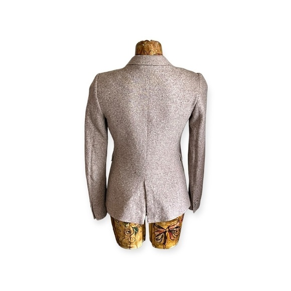 Mossimo Dutti blazer business casual office size 4 small wool blend - Picture 4 of 8